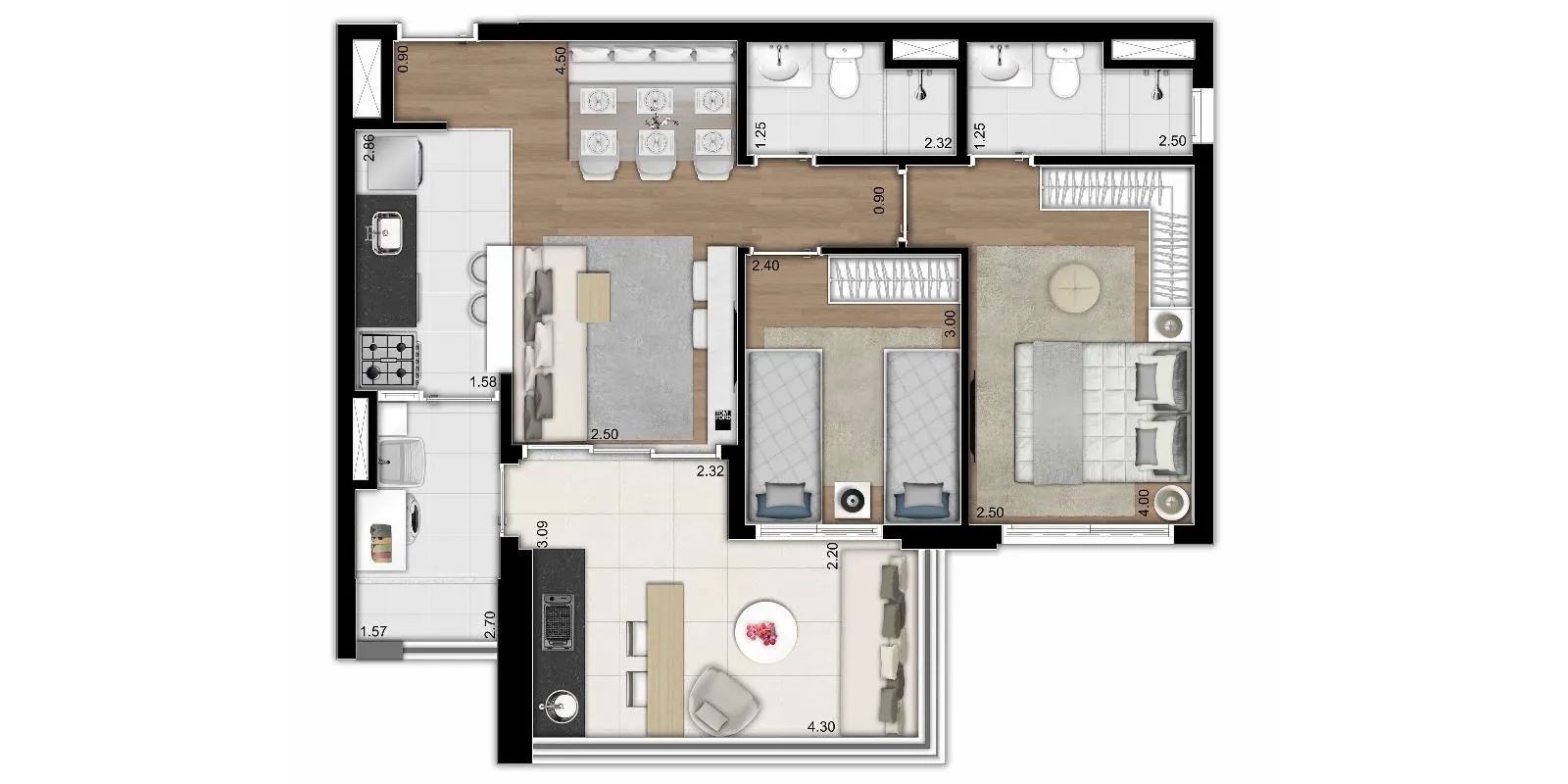 68 M² - FINAIS 1 E 2