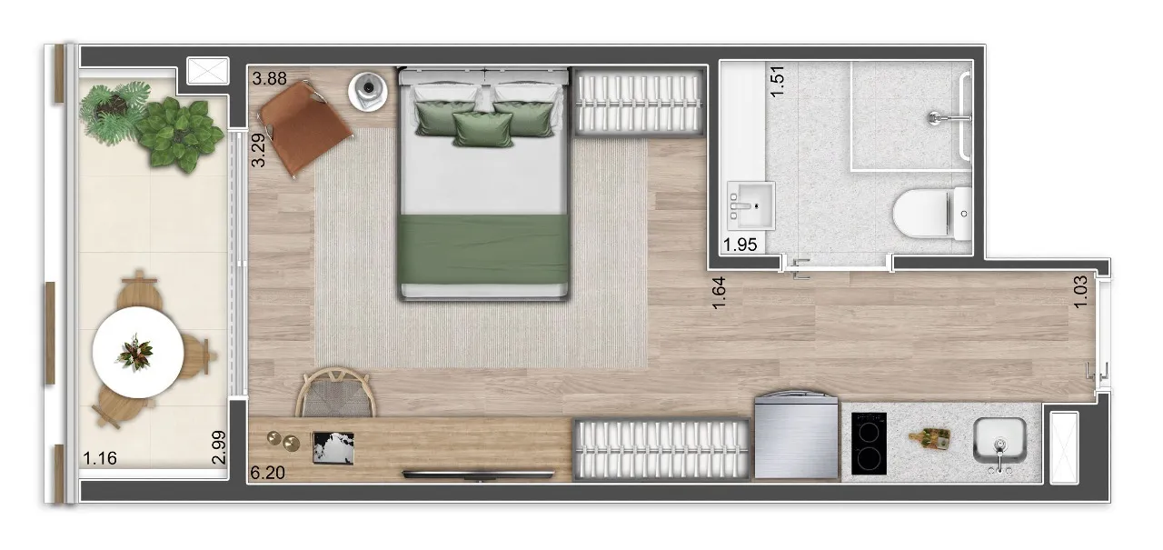 28m² 28m²