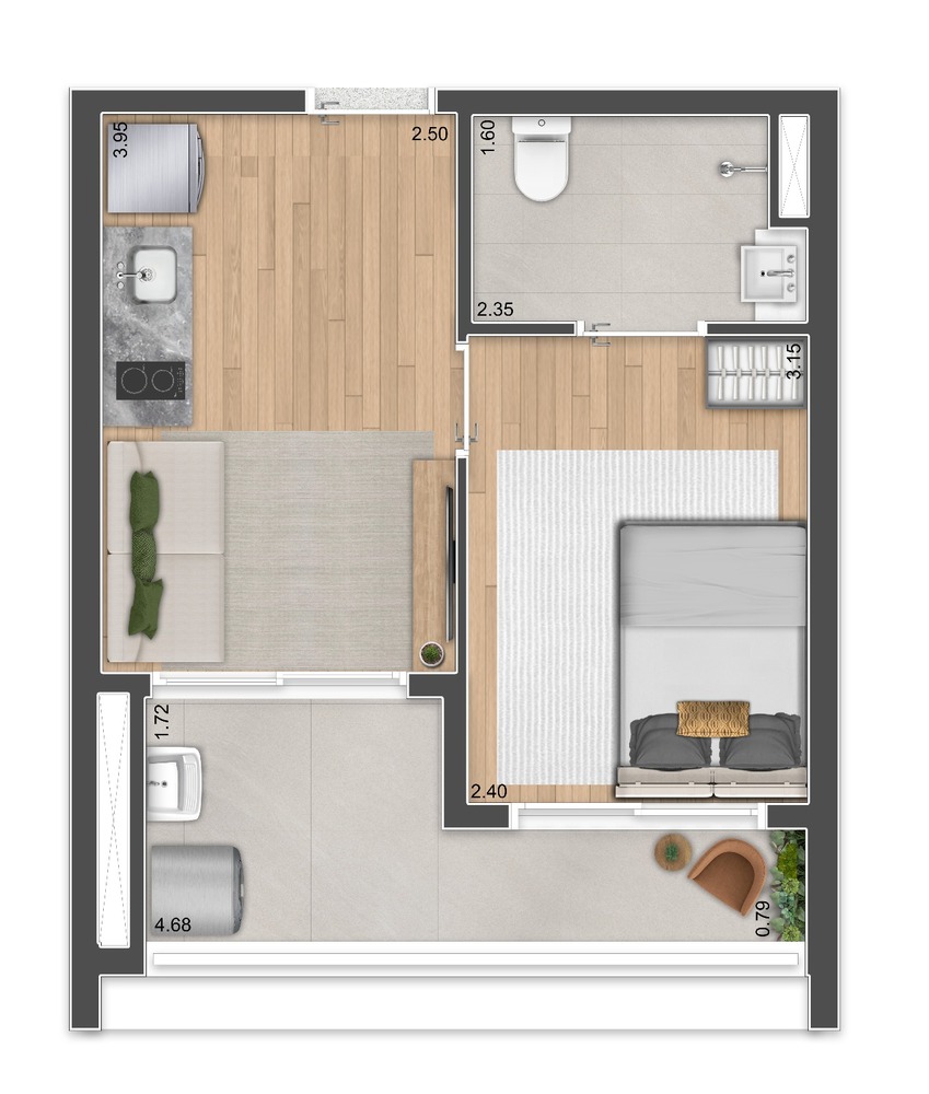 33m²