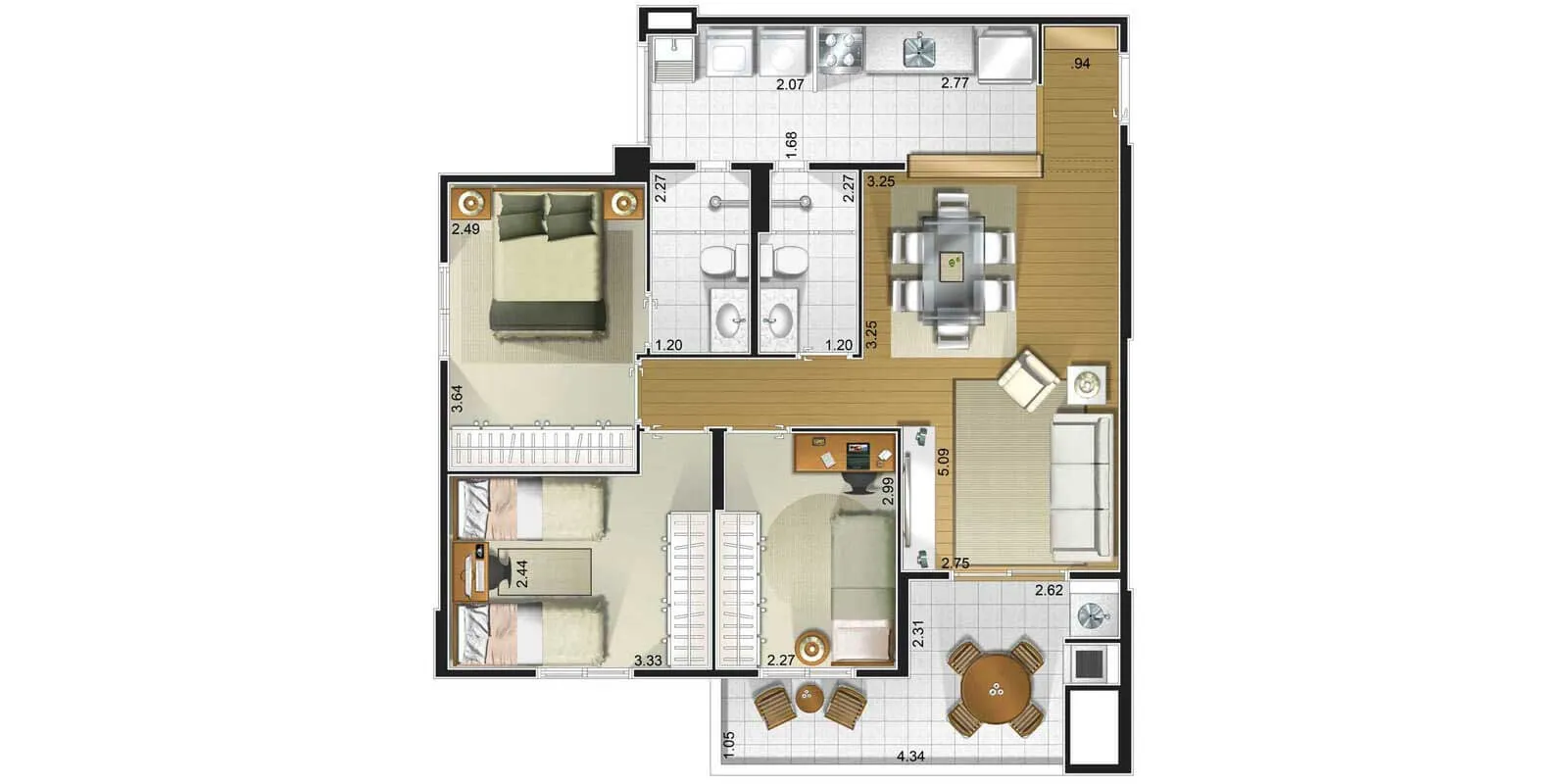 https://api.trisul-sa.com.br/cms/imagens/terraços-do-campestre-planta-unidade-76,52-m2-torre-laranjeiras.webp Planta 76,52m²